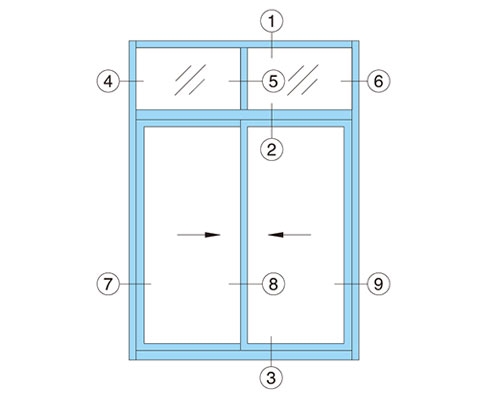 JP-ZJM90A隔热两轨推拉窗系列